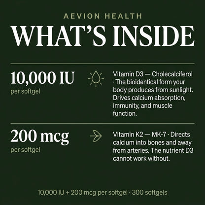 Aevion™ Enhanced D3 K2